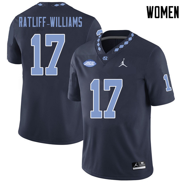 Jordan Brand Women #17 Anthony Ratliff-Williams North Carolina Tar Heels College Football Jerseys Sa
